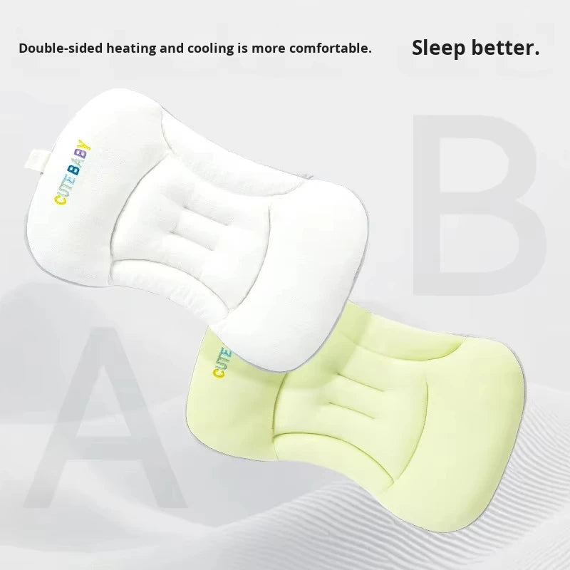 Cooling Baby & Toddler Space Pillow for Baby 6Month 1-12 Year Olds Breathable Ice Silk Summer Use Multifunctional Nursing Pillow