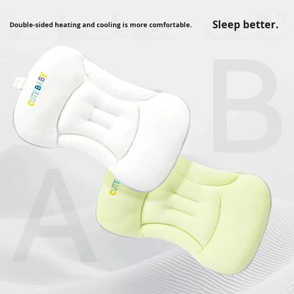 Cooling Baby & Toddler Space Pillow for Baby 6Month 1-12 Year Olds Breathable Ice Silk Summer Use Multifunctional Nursing Pillow