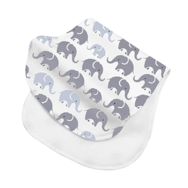 Baby Burp Cloths Cotton Bibs - Newborn Feeding Essentials