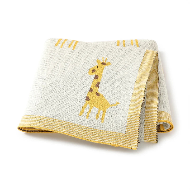 Baby Blankets Breathable Newborn Boy Girl Swaddle Wrap Receiving 100*80cm Infant Cotton Knitted Stroller Bassinet Nursery Quilts