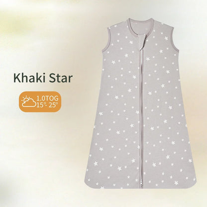Sleepsack: Baby Sleeping Bag Summer Thin 100% Cotton Sleepsack