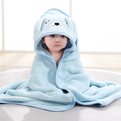 Baby Blankets: Animal Swaddle Blanket - Hooded Baby Wrap in 4 Cute Designs