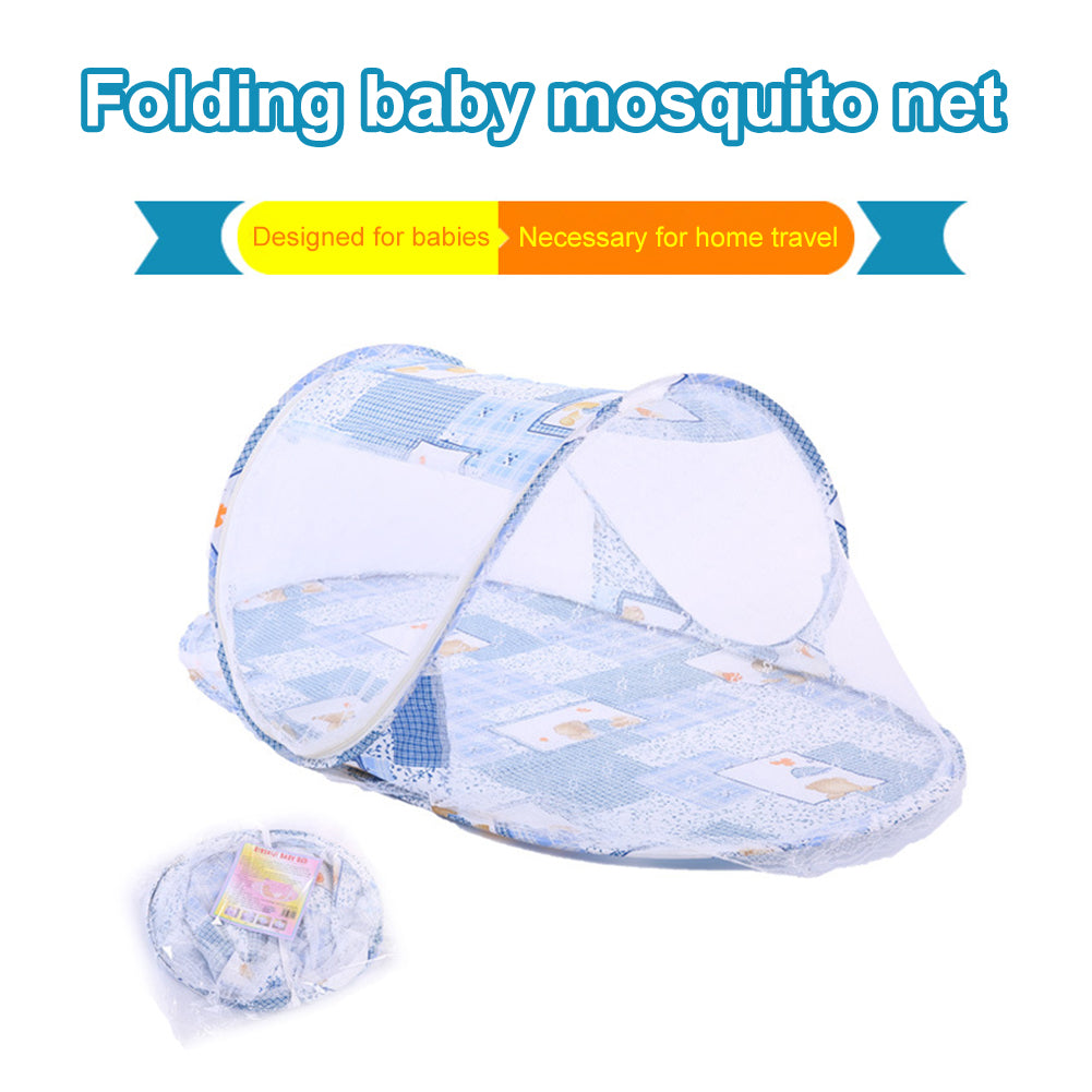 Portable Baby Crib Mosquito Net Tent - Foldable & Anti-Bug