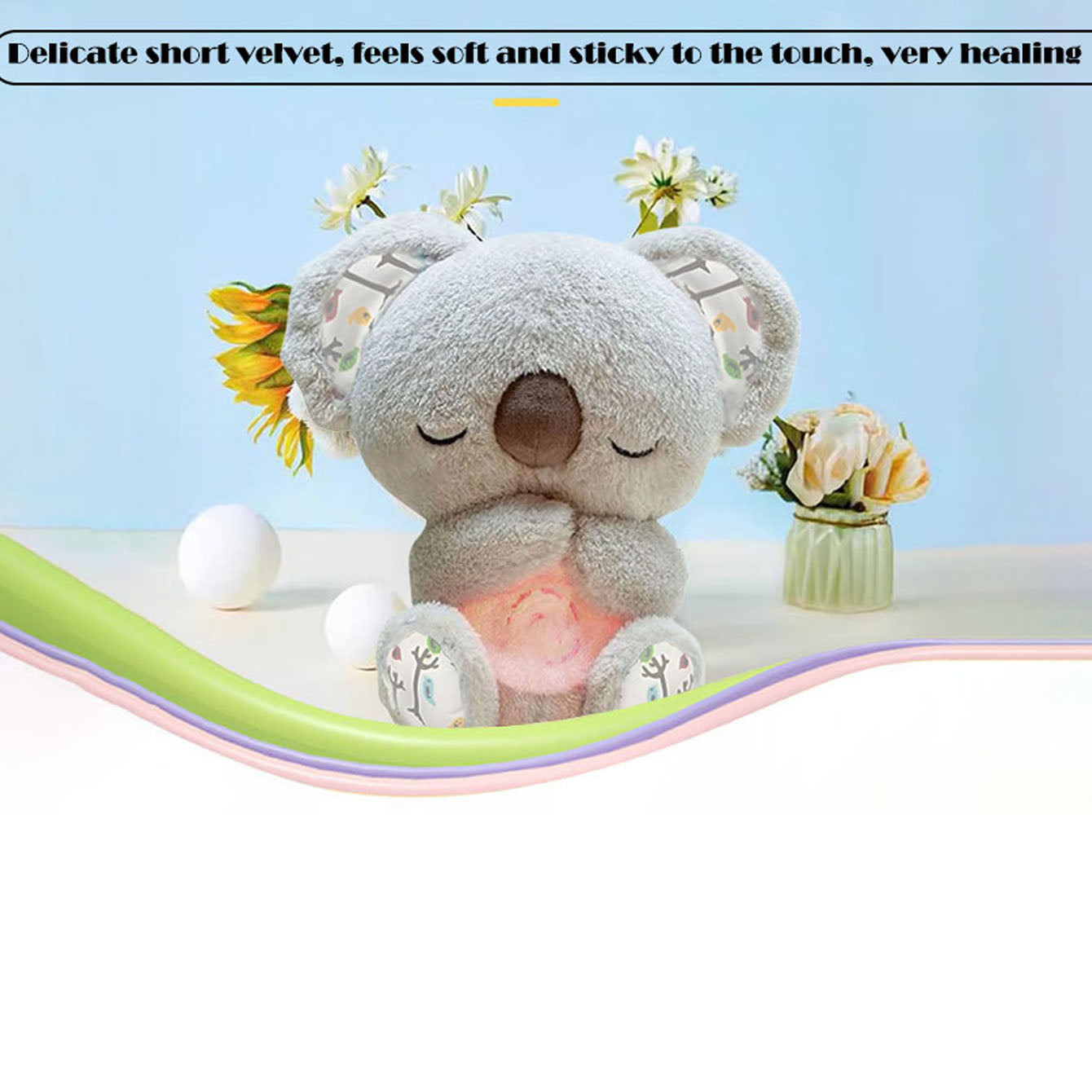 Plush Toy - Breathing Koala Heartbeat Soothing Stuffed Animal