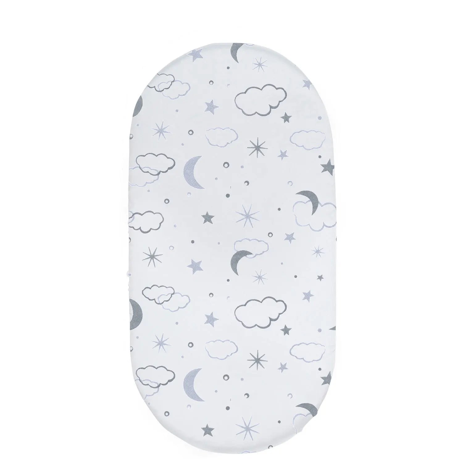 Bassinet Sheets Fitted For Baby - Universal Fit for Cradle & Basket