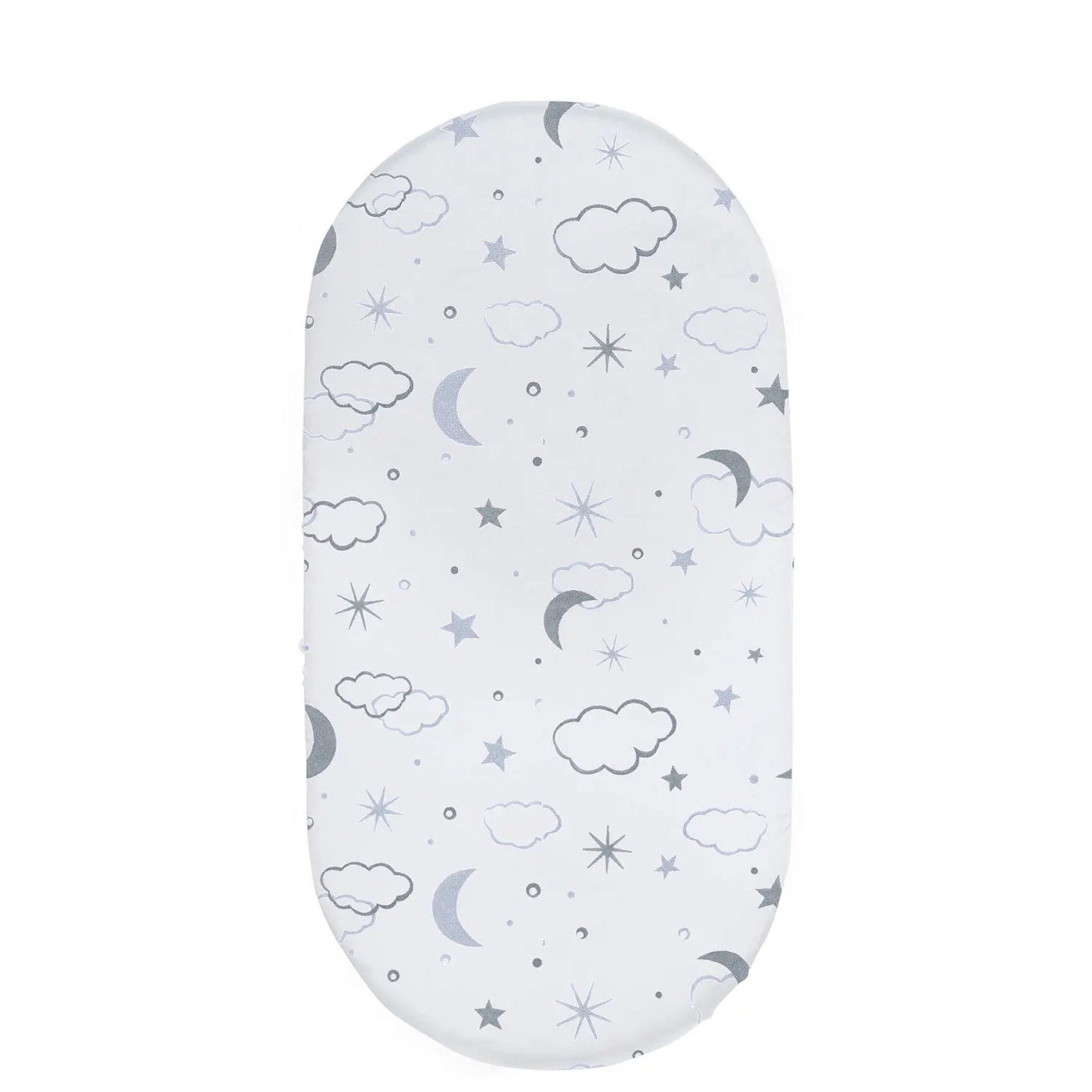 Bassinet Sheets Fitted For Baby - Universal Fit for Cradle & Basket