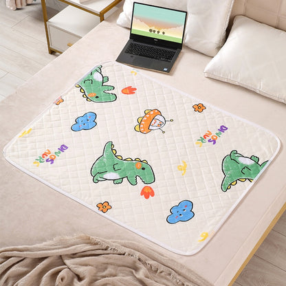 Washable Toddler Mattress - Breathable Cartoon Bedding