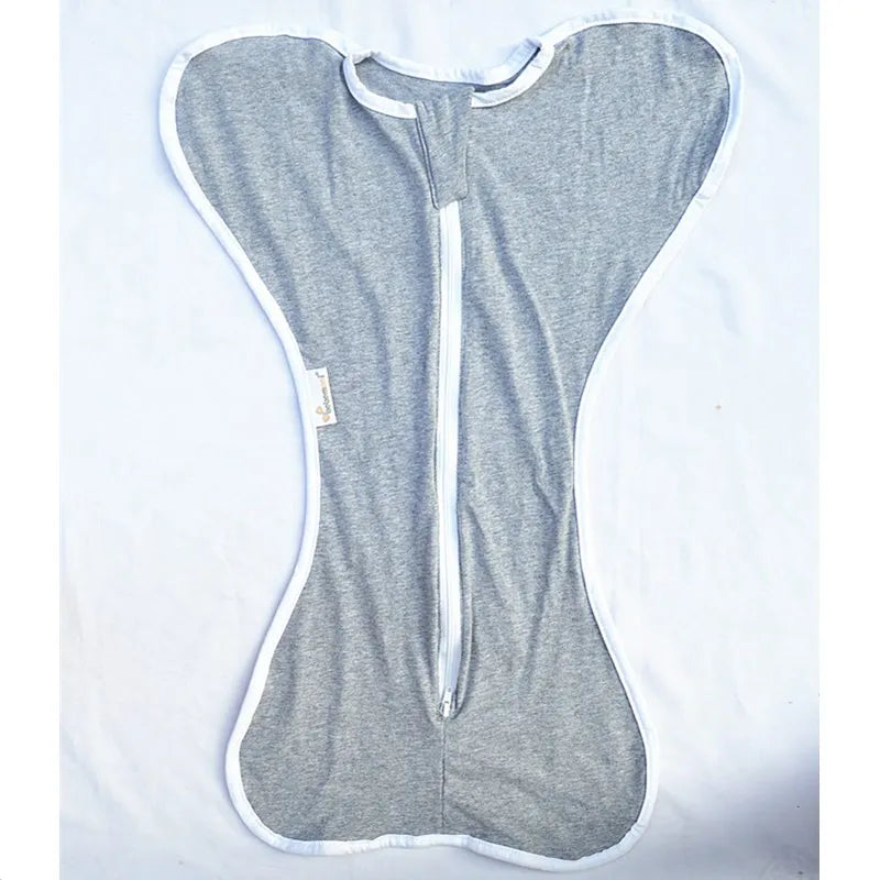 Newborn Sleep Sack: Cotton Baby Swaddle 0-24m, 4 Sizes, 3-14kg