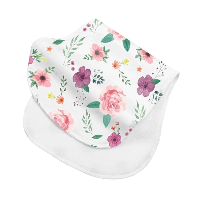 Baby Burp Cloths Cotton Bibs - Newborn Feeding Essentials