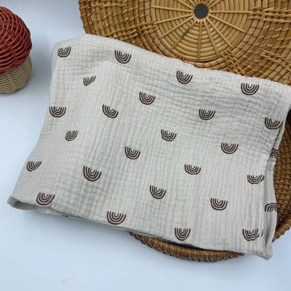 Swaddle Blanket - Cotton Floral Muslin Baby Wrap
