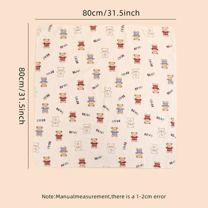 Baby Cotton Swaddle Blanket Muslin Bath Towel