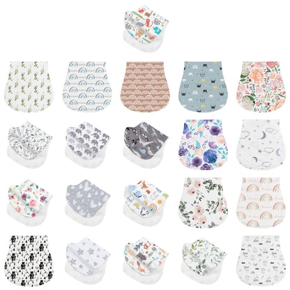 Baby Burp Cloths Cotton Bibs - Newborn Feeding Essentials