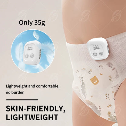 Baby Breathing Movement Monitor,Infant Respiratory Sensor with Vibration Sound Alarm,Sleep Safety Abdominal Movement Detection