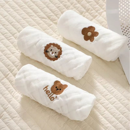 Burp Cloth: Baby Towels Soft Cotton 6-Layer Washcloths & Burp Cloths