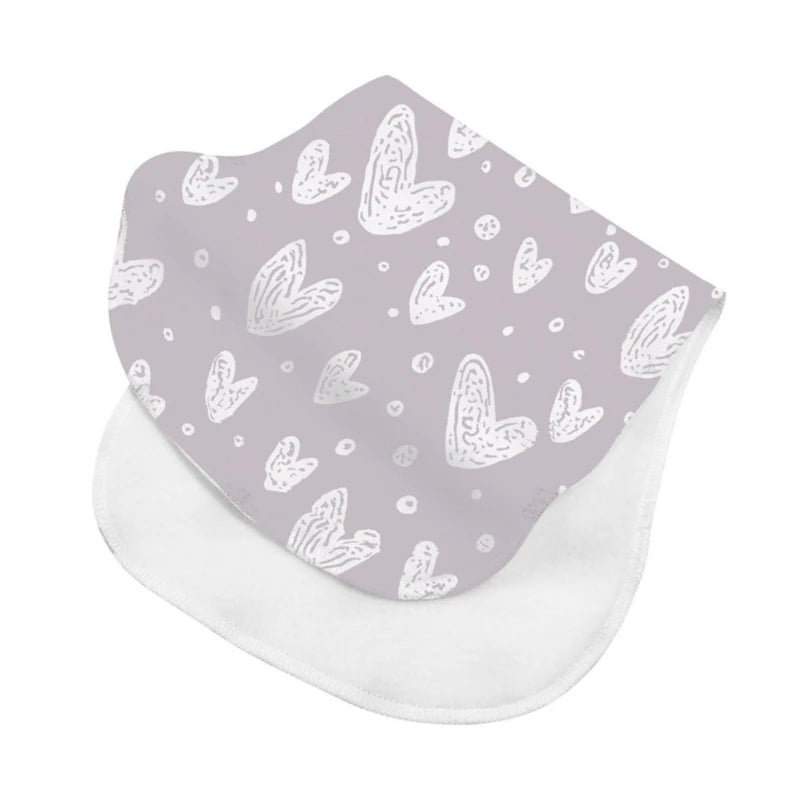 Baby Burp Cloths Cotton Bibs - Newborn Feeding Essentials