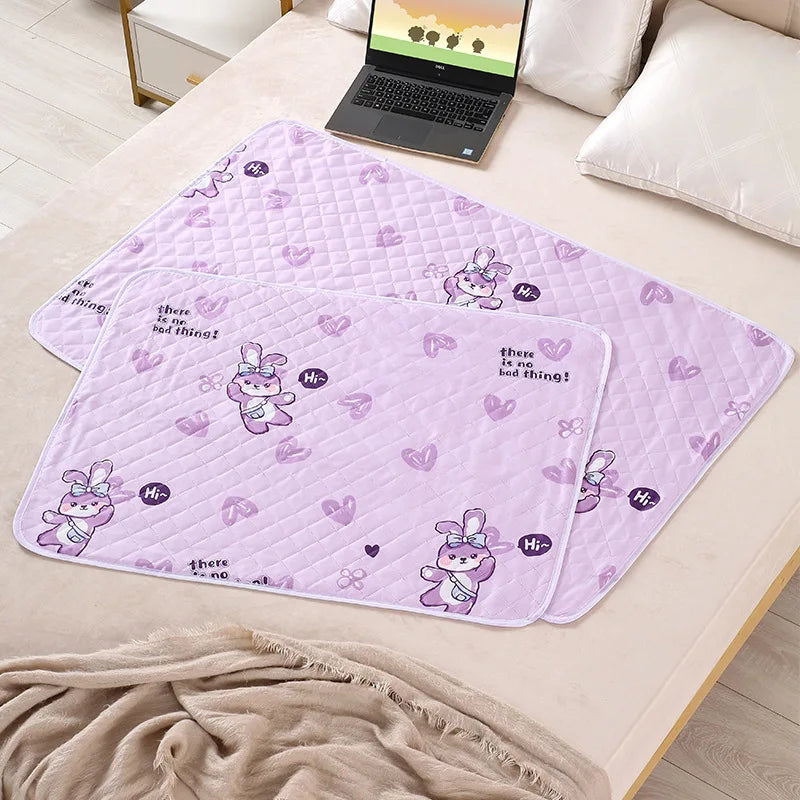 Washable Toddler Mattress - Breathable Cartoon Bedding