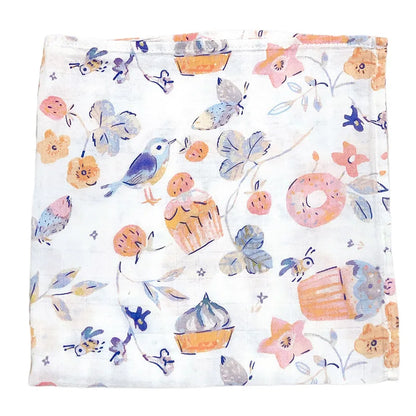 Baby Blankets: Soft Muslin Swaddle Wrap 58x58cm