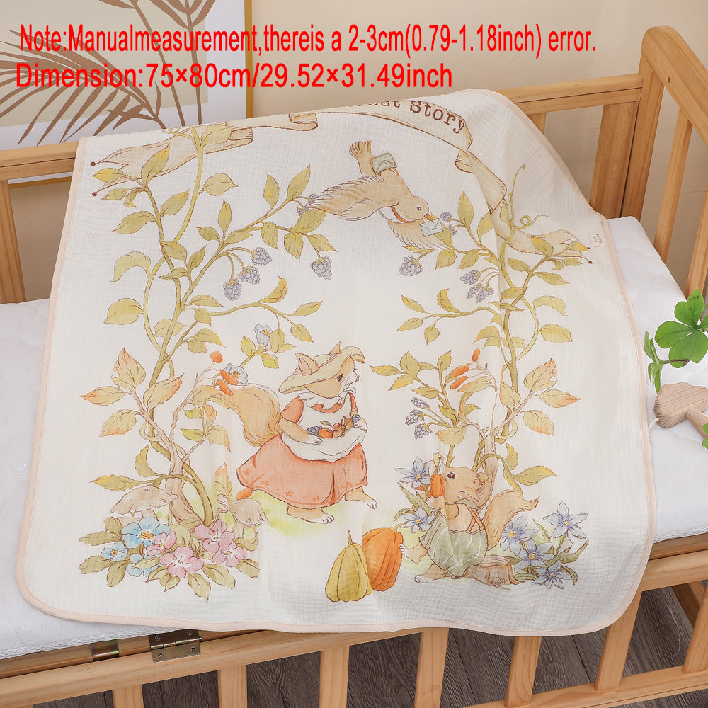 Baby Blankets: Newborn Cotton Gauze Bath Towel - Soft & Absorbent Blanket