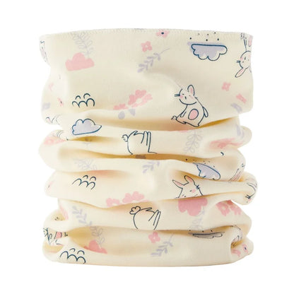 Kids Cartoon Cotton Scarf - Warm Winter Neckwear