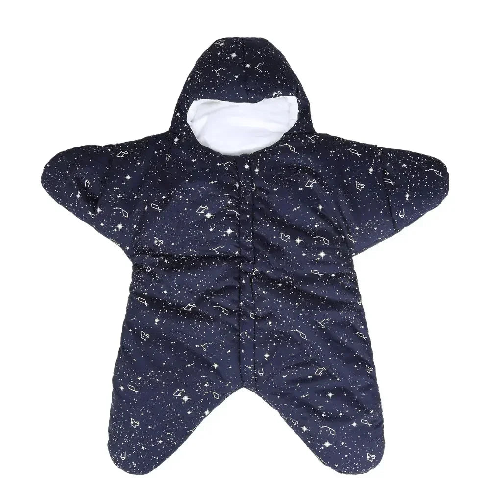 INSULAR Baby Sleeping Bags Starfish Type Infant Warm Sleep Sacks Separated Sleeves Legs Kid Swaddle Blanket Winter 0-8 Months
