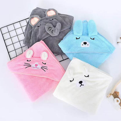 Baby Blankets: Animal Swaddle Blanket - Hooded Baby Wrap in 4 Cute Designs