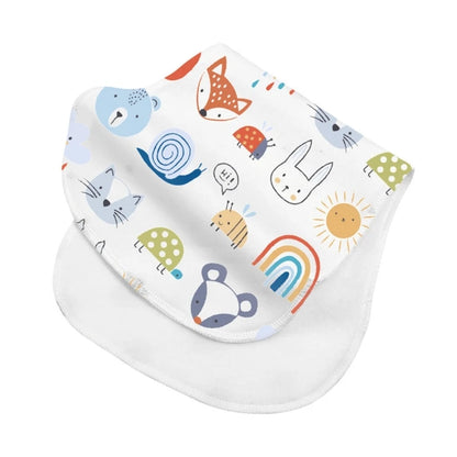 Baby Burp Cloths Cotton Bibs - Newborn Feeding Essentials