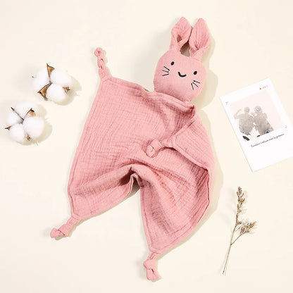 Baby Blankets: Baby Muslin Blanket with Cat Doll for Infant Sleep