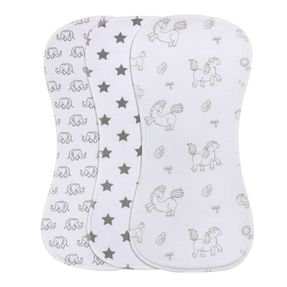 Baby Burp Cloths Cotton Bibs - Newborn Feeding Essentials