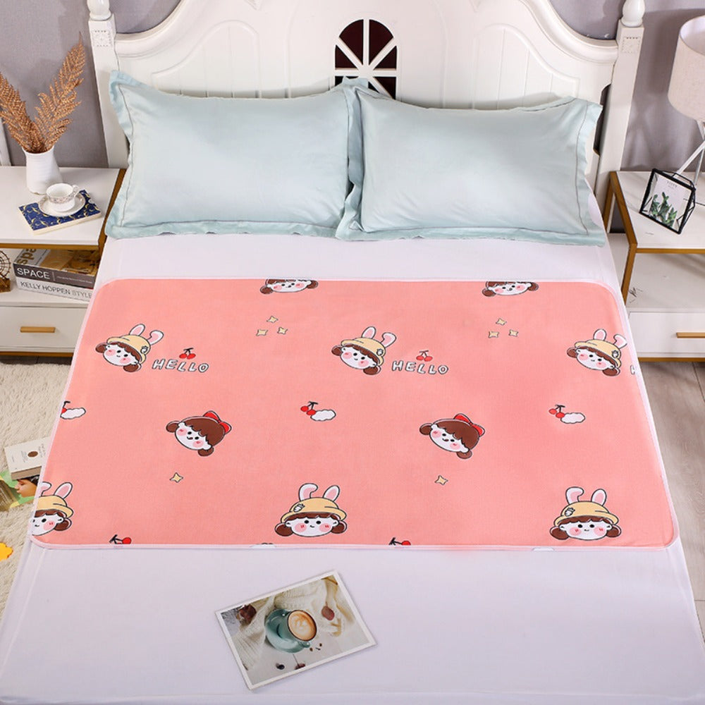 Washable Toddler Mattress - Breathable Cartoon Bedding