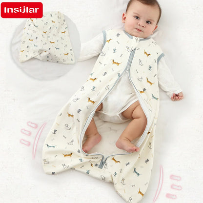 Sleepsack: Baby Sleeping Bag Summer Thin 100% Cotton Sleepsack